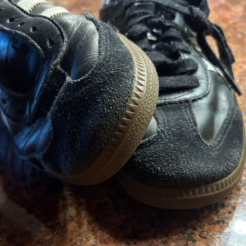 adidas Samba Black and White Low-Top Sneakers - Picture 3 of 3